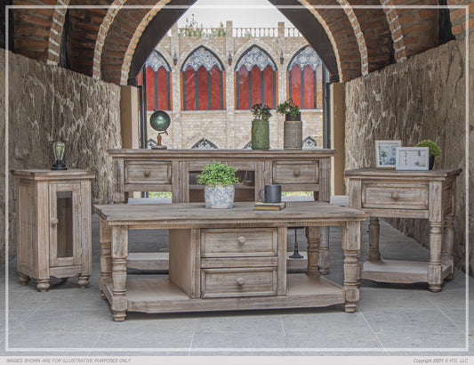 1 Door, Chairside Table Drift Sand finish