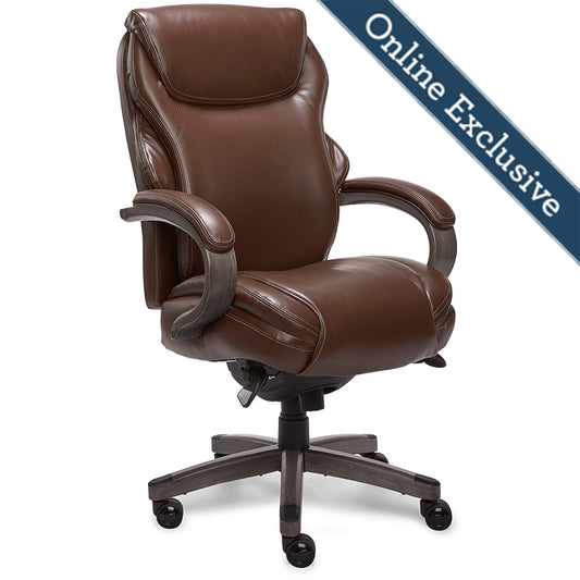 Hyland Executive Office Chair, Chestnut Brown