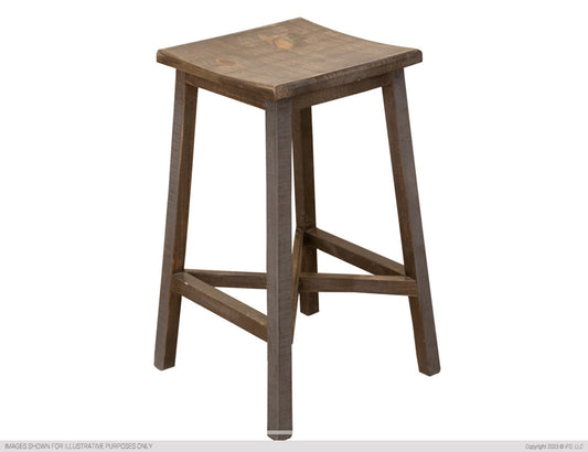 30" Wooden Stool