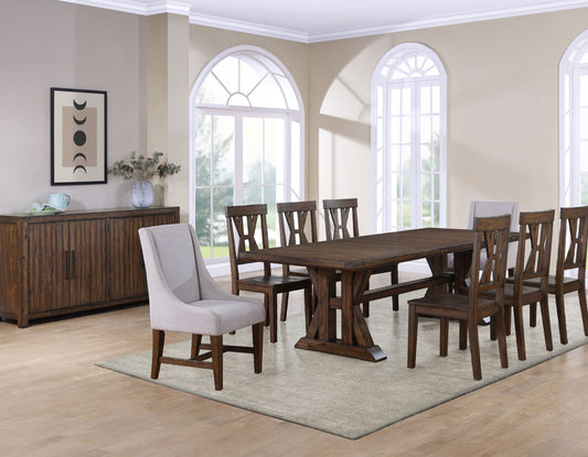 Auburn 7-Piece Dining Set
(Table, 2 Arm Chairs, 4 Side Chairs)