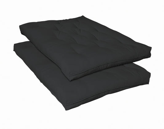 9-inch Premium Innerspring Futon Pad Black