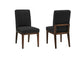UPH SIDE CHAIR BLACK FABRIC