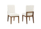 UPH SIDE CHAIR WHITE FABRIC
