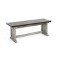 Homestead Hills Side Bench w/ Wood Seat