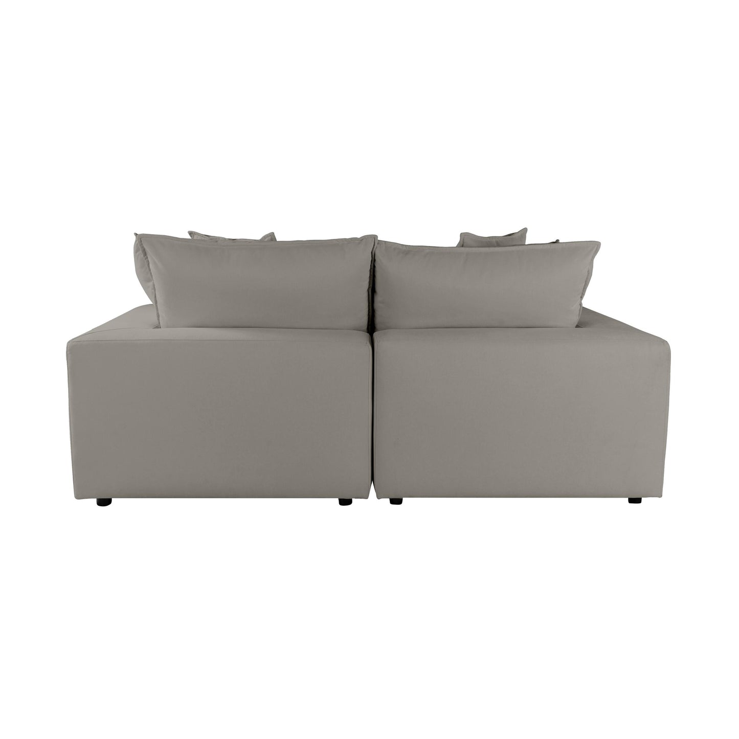 Cali Slate Modular 2 Piece Loveseat
