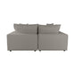 Cali Slate Modular 2 Piece Loveseat