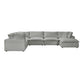 Cali Slate Modular 7 Piece Large Chaise Sectional