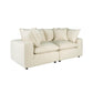 Cali Natural Modular 2 Piece Loveseat