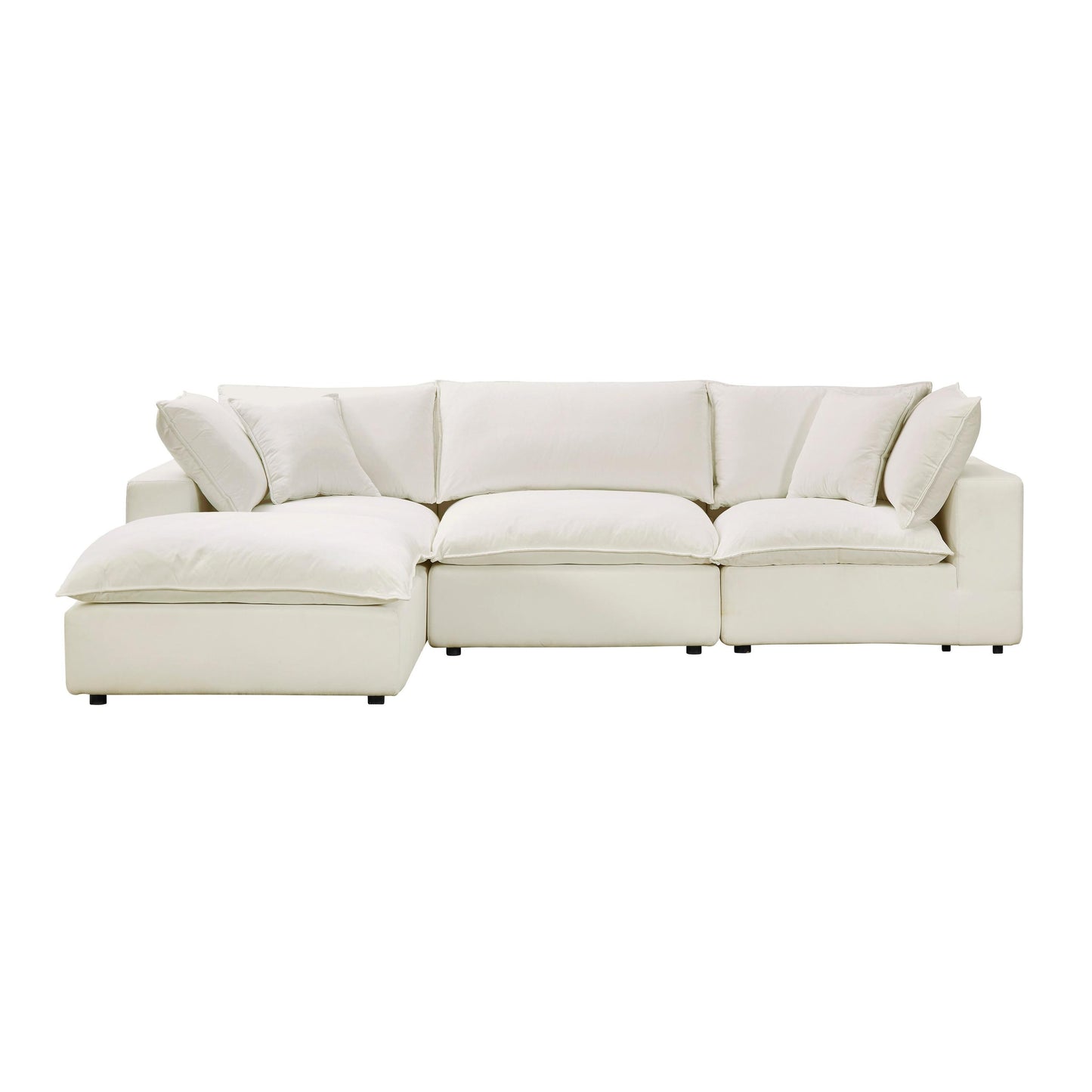 Cali Natural Modular 4 Piece Sectional