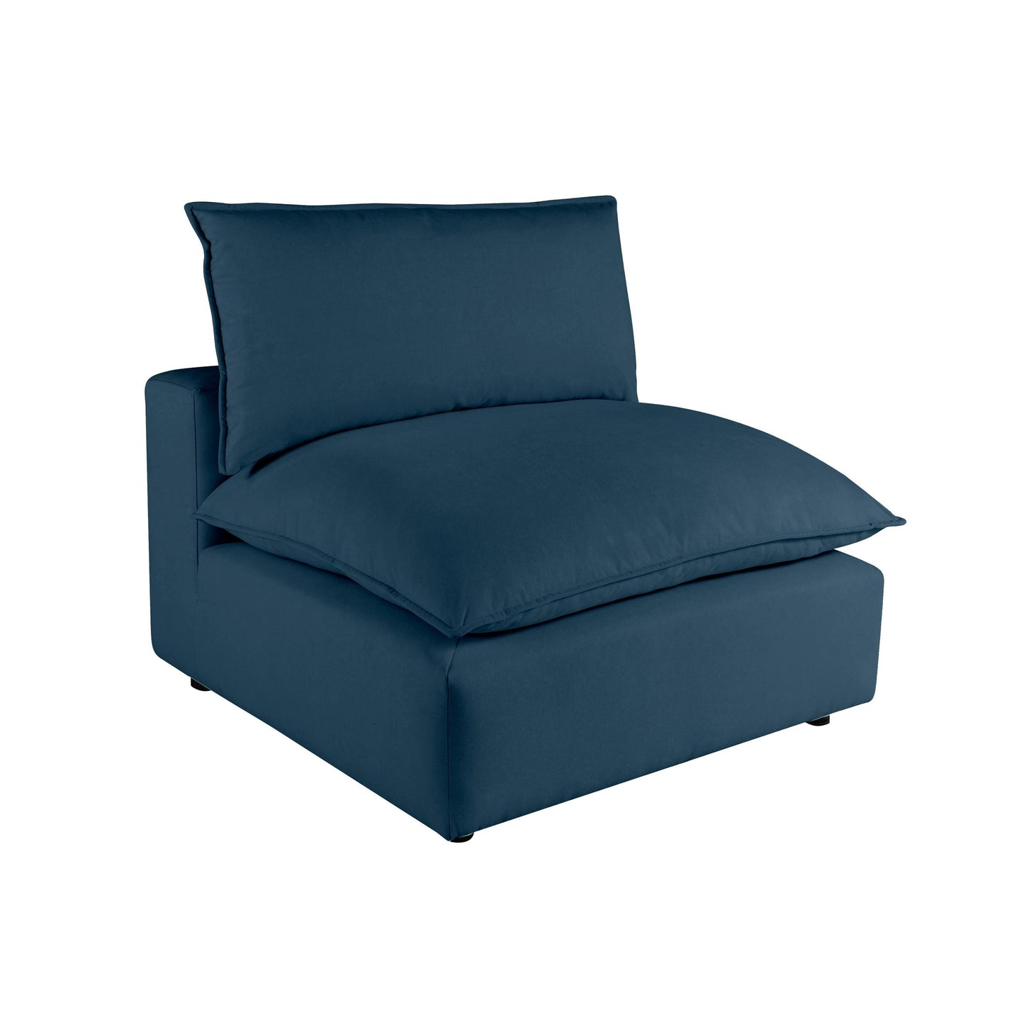 Cali Navy Armless Chair