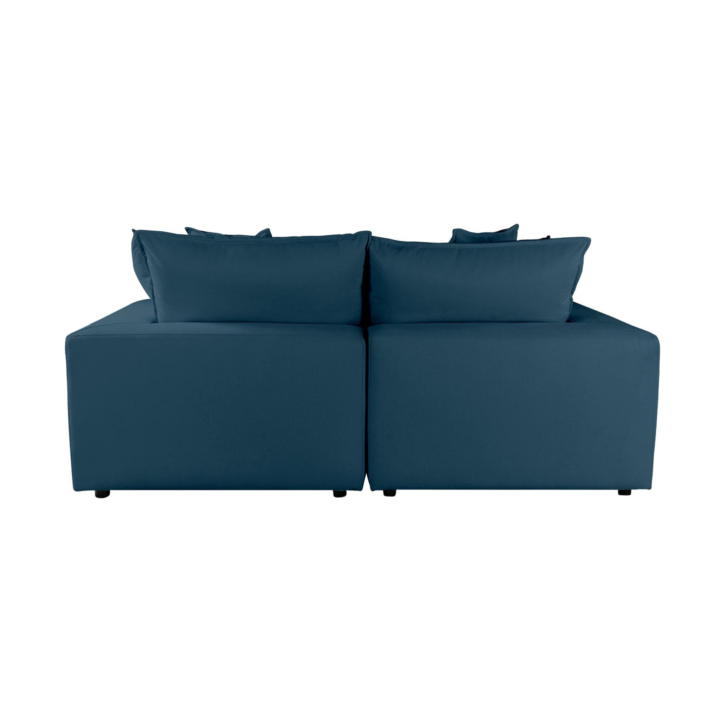 Cali Navy Modular 2 Piece Loveseat
