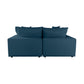 Cali Navy Modular 2 Piece Loveseat