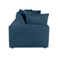 Cali Navy Modular 2 Piece Loveseat