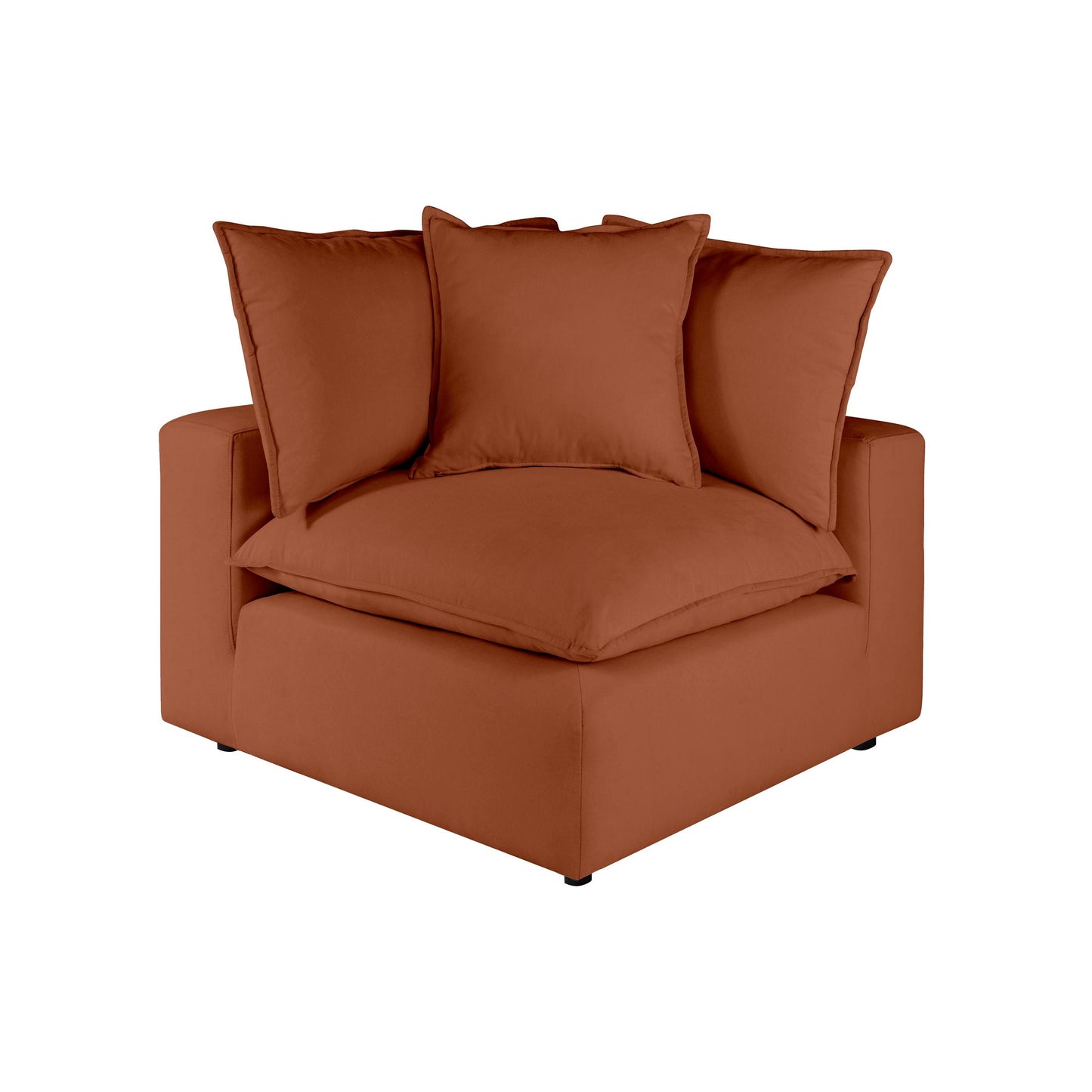 Cali Rust Corner Chair