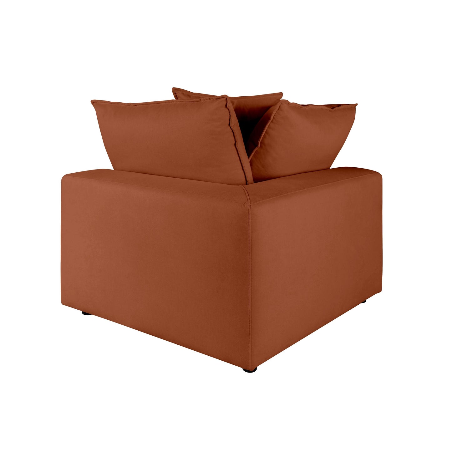 Cali Rust Corner Chair