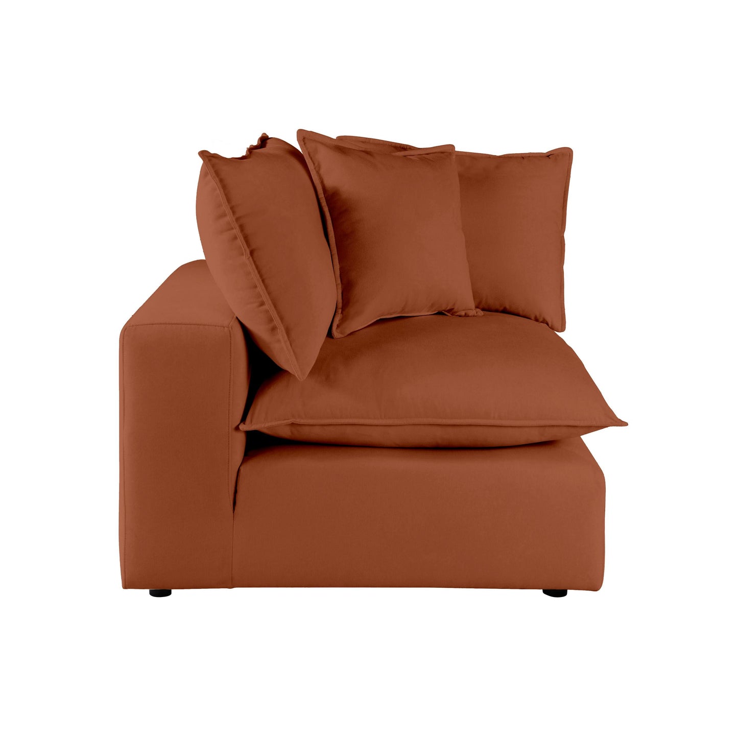 Cali Rust Corner Chair