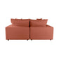Cali Rust Modular 2 Piece Loveseat