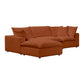 Cali Rust Modular 4 Piece Sectional