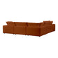 Cali Rust Modular 5 Piece L-Sectional