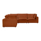 Cali Rust Modular 5 Piece L-Sectional