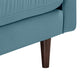 Cave Dusty Blue Velvet Loveseat