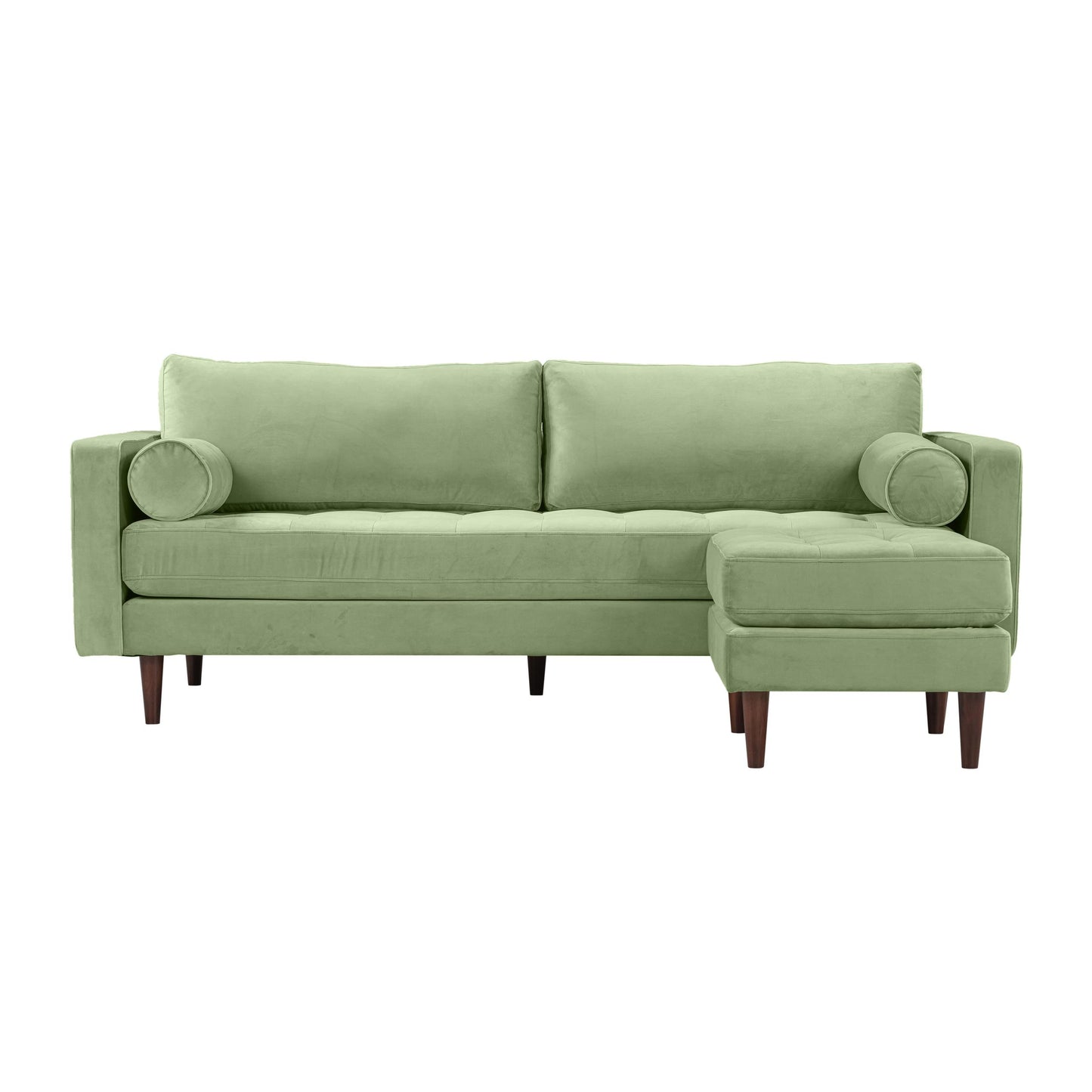 Cave Sage Green Velvet Sectional