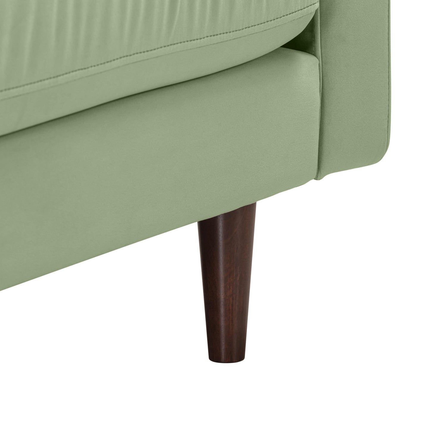 Cave Sage Green Velvet Sofa