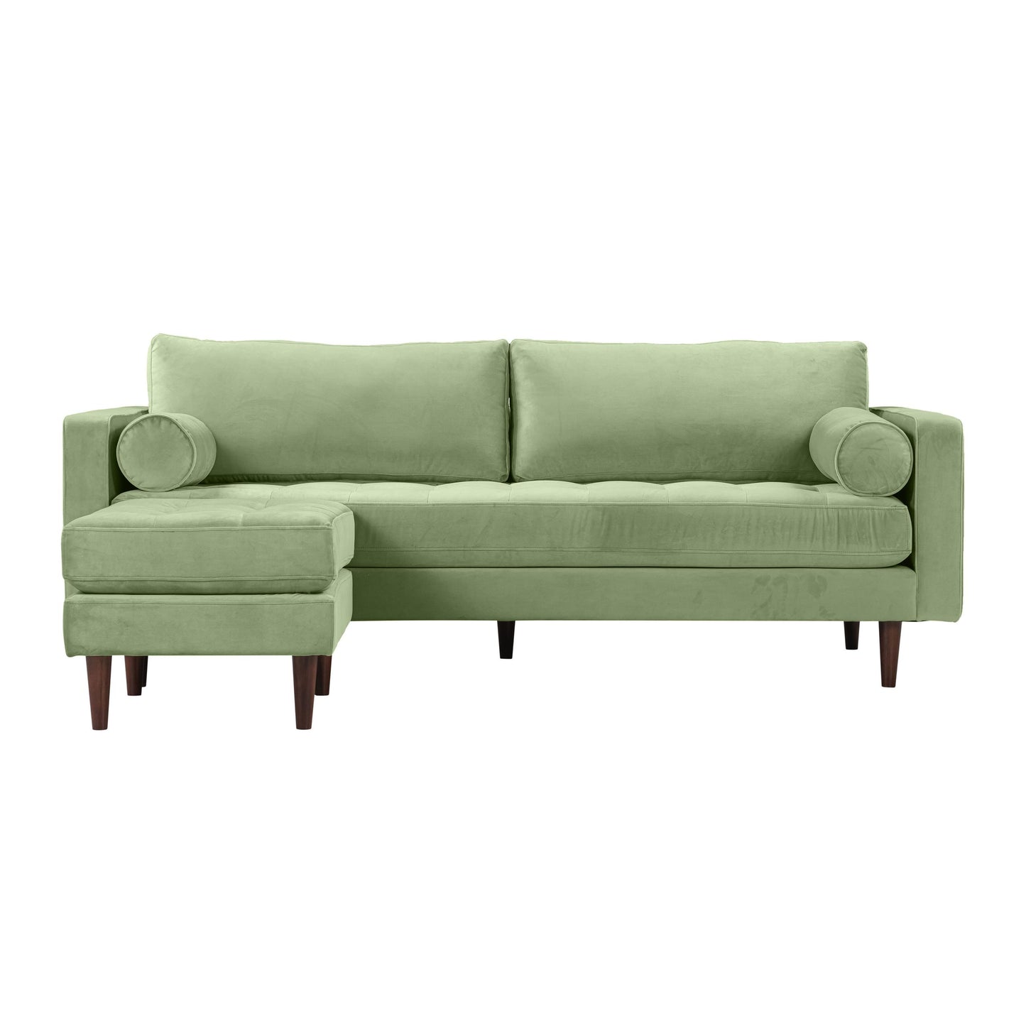 Cave Sage Green Velvet Sectional