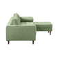 Cave Sage Green Velvet Sectional