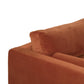Cave Burnt Sienna Velvet Sofa