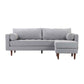 Cave Gray Tweed Sectional