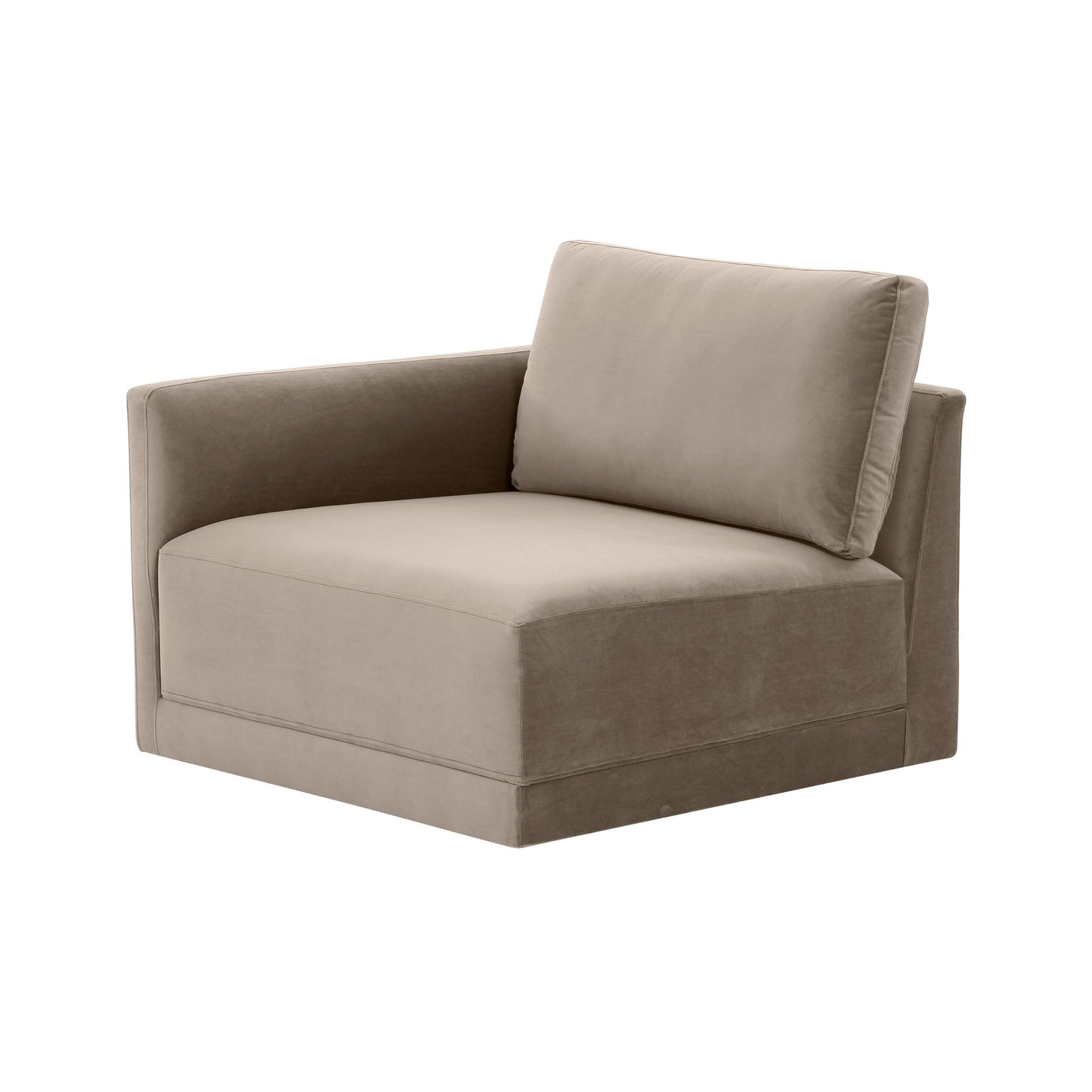 Willow Taupe LAF Corner Chair