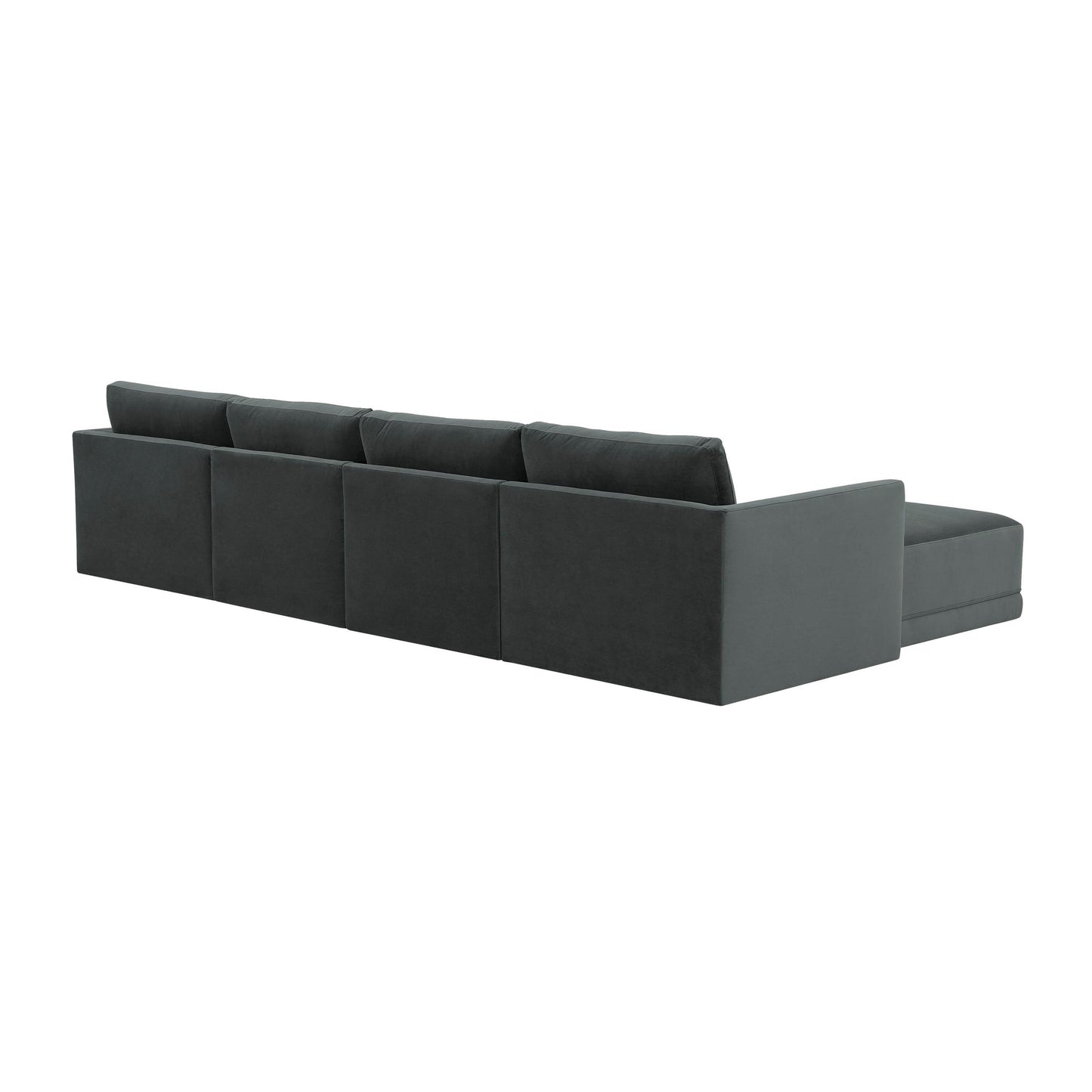 Willow Charcoal Modular 6 Piece U Sectional