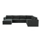 Willow Charcoal Modular 7 Piece Large Chaise Sectional