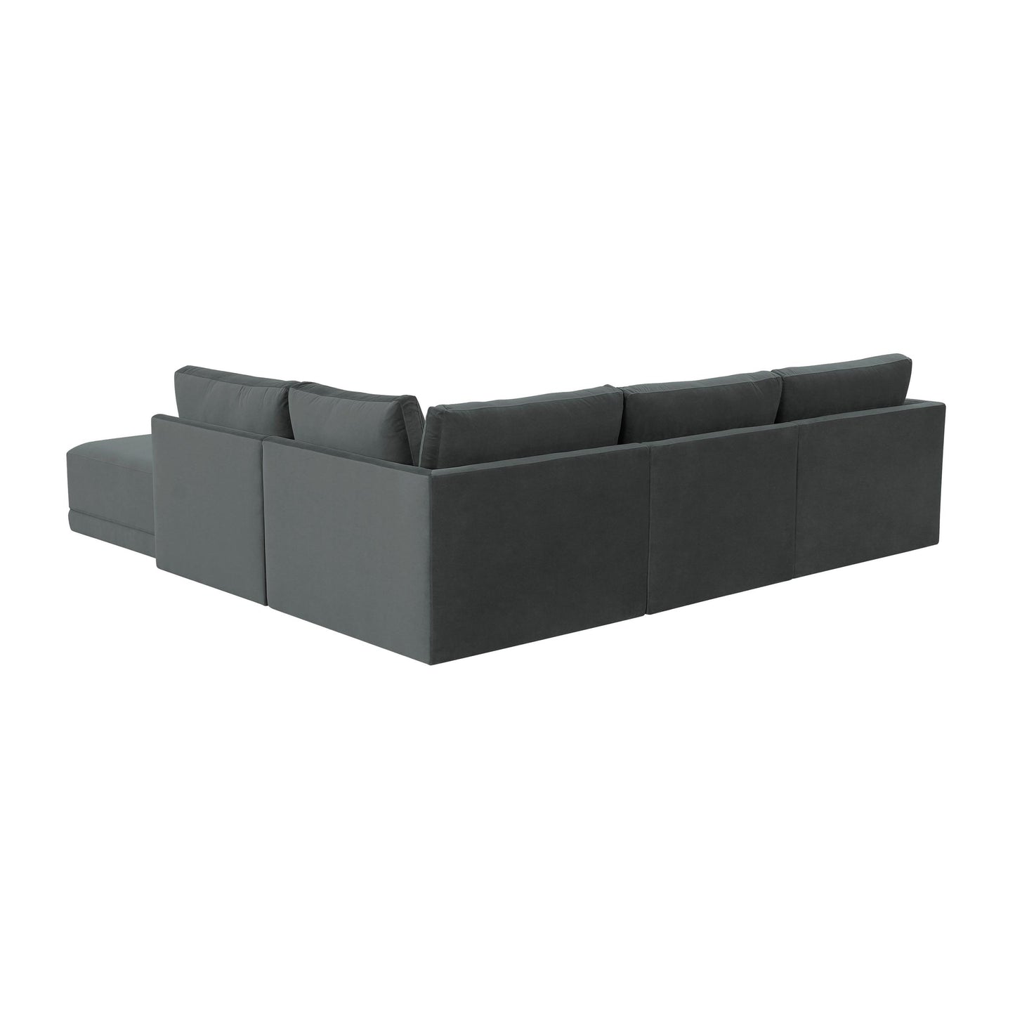Willow Charcoal Modular 5 Piece RAF Sectional