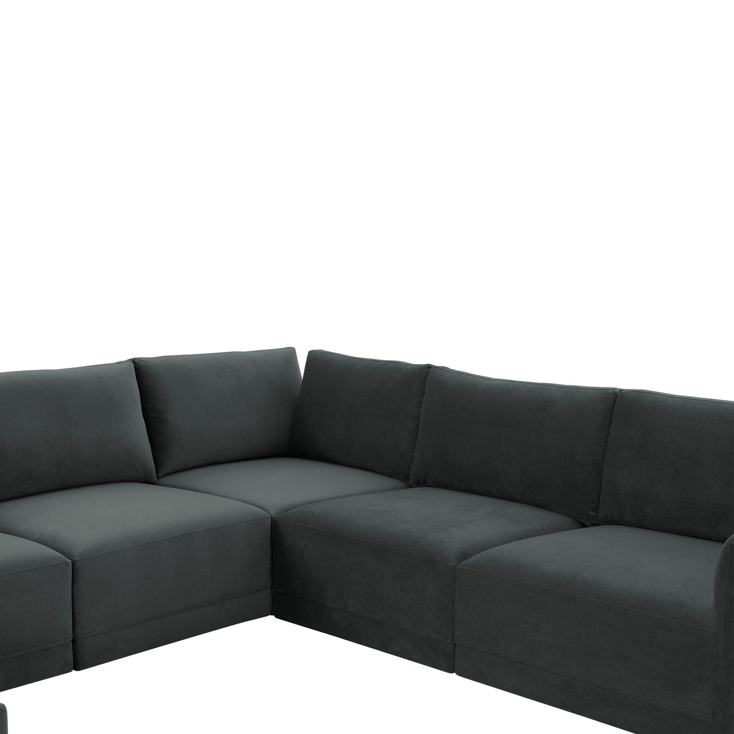 Willow Charcoal Modular 7 Piece Large Chaise Sectional