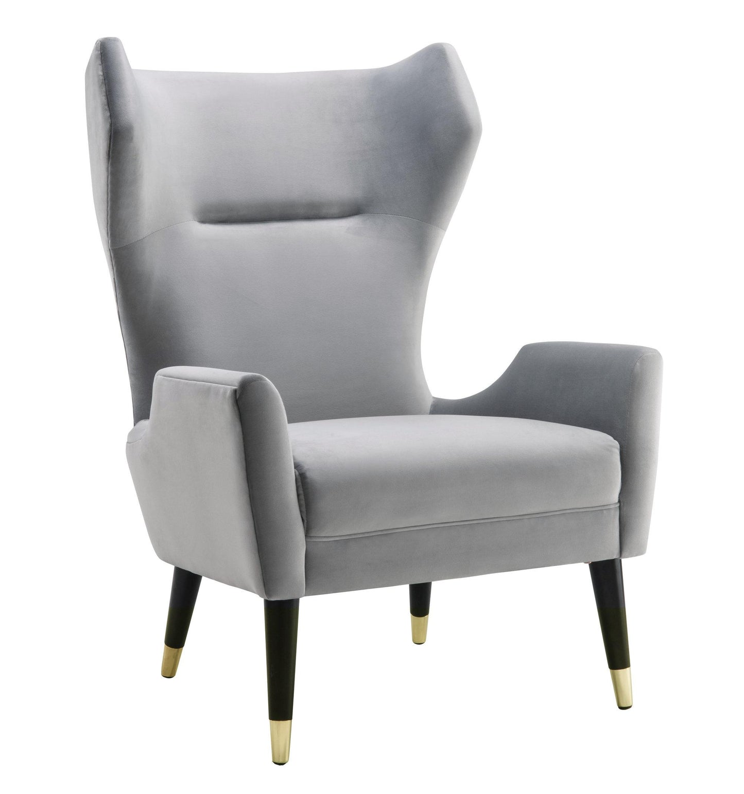 Logan Grey Velvet Chair