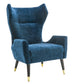 Logan Navy Velvet Chair