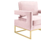 Avery Blush Velvet Chair