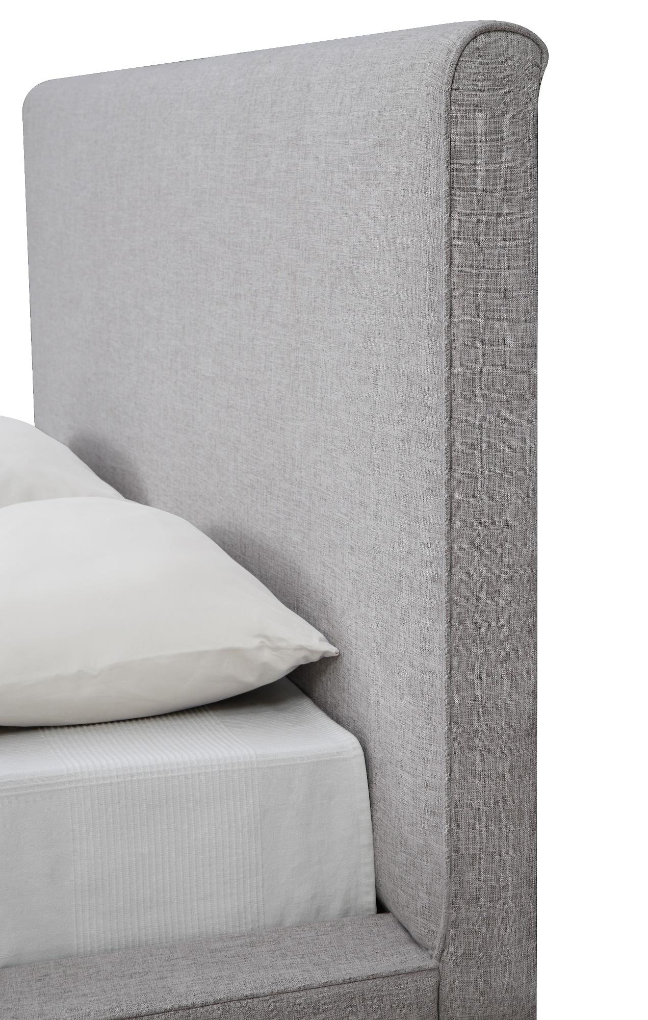 Nixon Beige Linen Bed in King