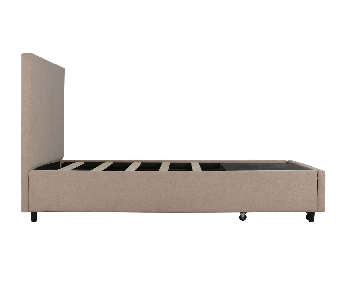 Edgar Beige Storage Bed in King