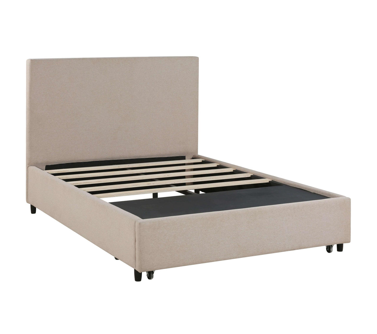 Edgar Beige Storage Bed in King