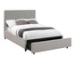Edgar Grey Storage Bed in King