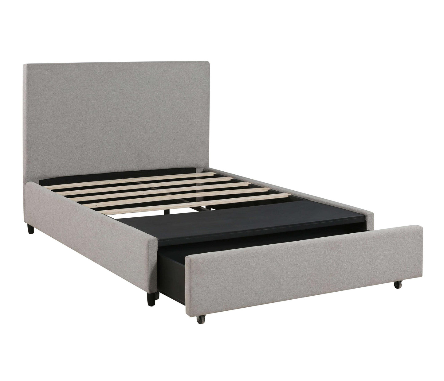 Edgar Grey Storage Bed in King
