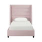 Koah Blush Velvet Bed in Twin