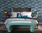 Sassy Grey Velvet King Bed