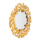 Lyrical Gold 36 Inch Round Wall Mirror