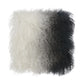 Tibetan Sheep Pillow White to Black
