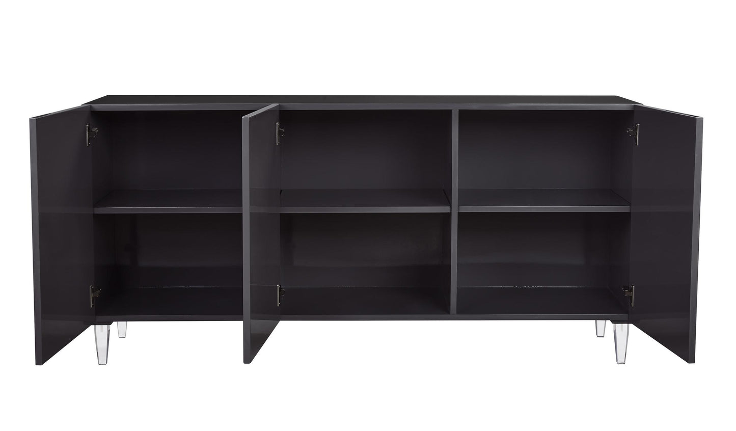 Andros Black Lacquer Buffet