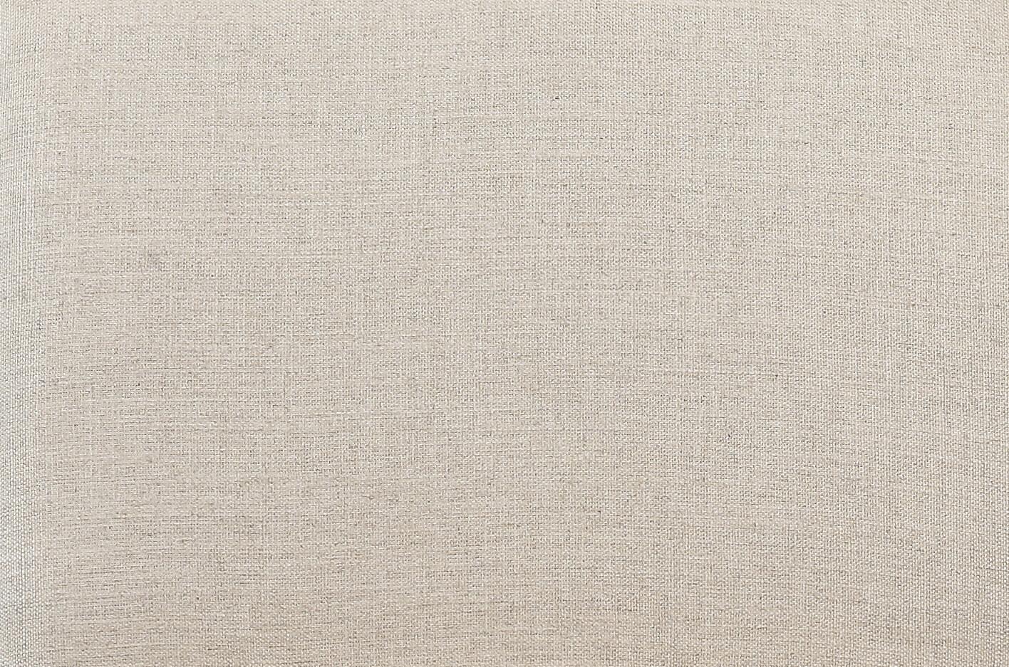 Haute Beige Linen Chair in Brass